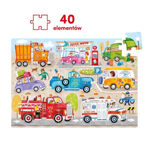 CzuCzu Moto puzzle Auta 3+ CzuCzu CzuCzu Moto puzzle Auta 3+ CzuCzu
