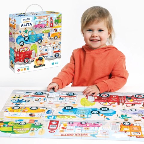 CzuCzu Moto puzzle Auta 3+ CzuCzu CzuCzu Moto puzzle Auta 3+ CzuCzu