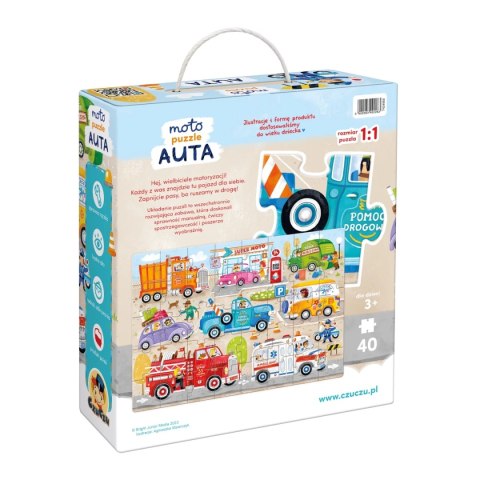 CzuCzu Moto puzzle Auta 3+ CzuCzu CzuCzu Moto puzzle Auta 3+ CzuCzu