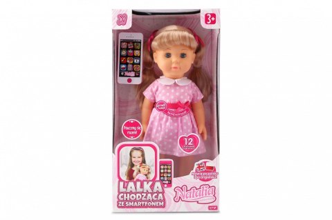 Lalka Natalia chodząca ze smartfonem 41cm Lalka Natalia chodząca ze smartfonem 41cm