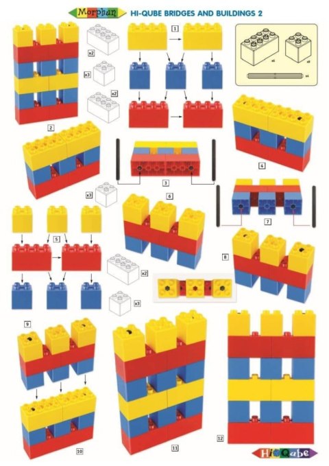 Morphun Hi-Qube 4 Pojazdy - Klocki konstrukcyjne Morphun Morphun Hi-Qube 4 Pojazdy - Klocki konstrukcyjne Morphun