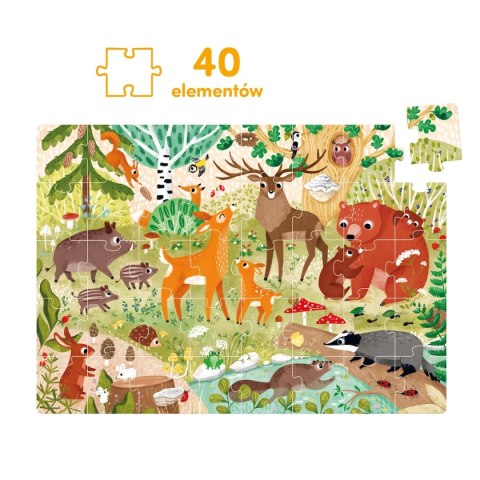 CzuCzu Dzikie puzzle Las 3+ CzuCzu CzuCzu Dzikie puzzle Las 3+ CzuCzu