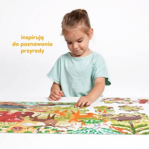 CzuCzu Dzikie puzzle Las 3+ CzuCzu CzuCzu Dzikie puzzle Las 3+ CzuCzu