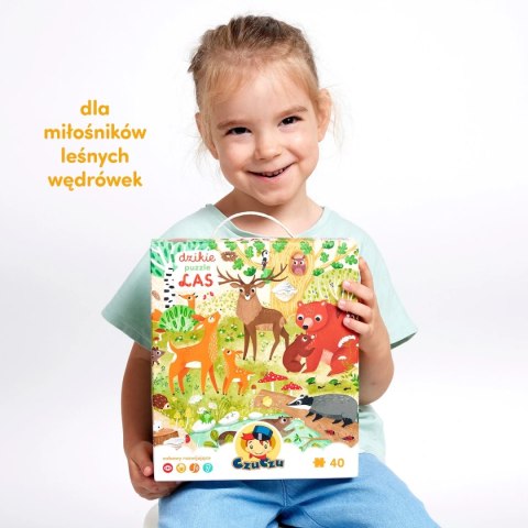 CzuCzu Dzikie puzzle Las 3+ CzuCzu CzuCzu Dzikie puzzle Las 3+ CzuCzu