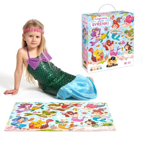 CzuCzu Magiczne puzzle Syrenki 4+ CzuCzu CzuCzu Magiczne puzzle Syrenki 4+ CzuCzu