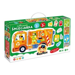 CzuCzu Moto puzzle Śmieciarka 2+,3+ CzuCzu