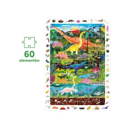 CzuCzu Obserwacyjne puzzle Dinozaury 4+ CzuCzu
