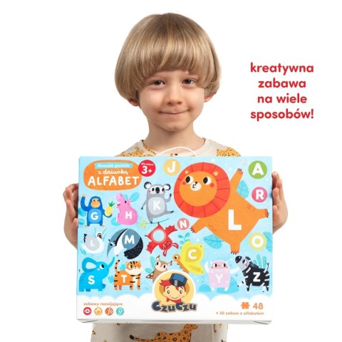 Duuuże puzzle z dziurką Alfabet 3+ CzuCzu Duuuże puzzle z dziurką Alfabet 3+ CzuCzu