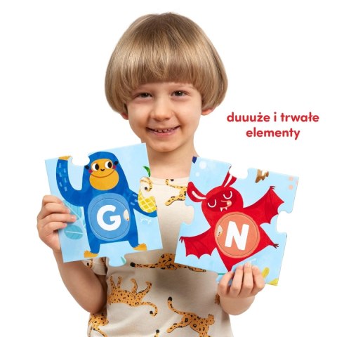 Duuuże puzzle z dziurką Alfabet 3+ CzuCzu Duuuże puzzle z dziurką Alfabet 3+ CzuCzu