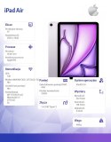 IPad Air 11 cali WiFi + Cellular 512GB Fioletowy