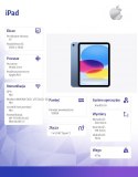 IPad WiFi 11 cali 128GB Niebieski