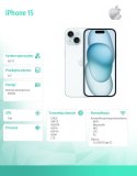 IPhone 15 256GB - Niebieski