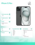 IPhone 15 Plus 256GB - Czarny