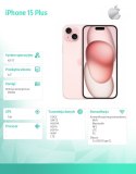 IPhone 15 Plus 256GB - Różowy