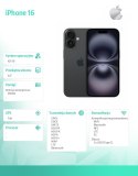 IPhone 16 256GB - Czarny