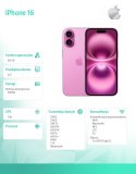 IPhone 16 256GB - Różowy