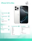 IPhone 16 Pro Max 256GB - Tytan biały