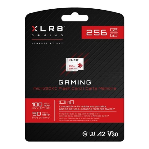 Karta pamięci MicroSDXC 256GB P-SDU256V32100XR-GE Karta pamięci MicroSDXC 256GB P-SDU256V32100XR-GE