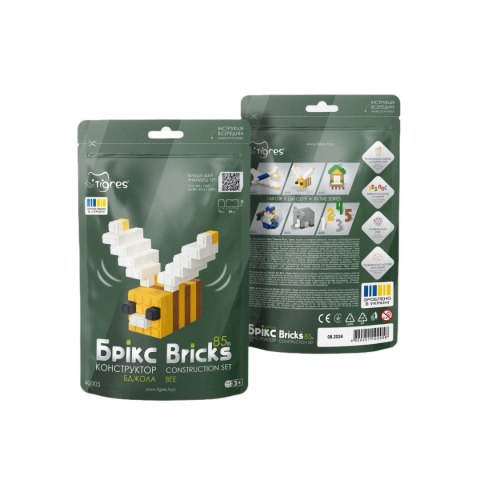 Klocki konstrukcyjne Bricks - Pszczoła - 85 el. Tigres