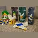 Klocki konstrukcyjne Bricks - Samolot - 85 el. Tigres