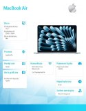 MacBookAir 13 cali /10C GPU/16GB /512GB Niebieski