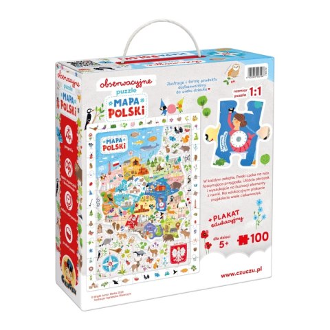 Mapa Polski - puzzle obserwacyjne CzuCzu CzuCzu Mapa Polski - puzzle obserwacyjne CzuCzu CzuCzu