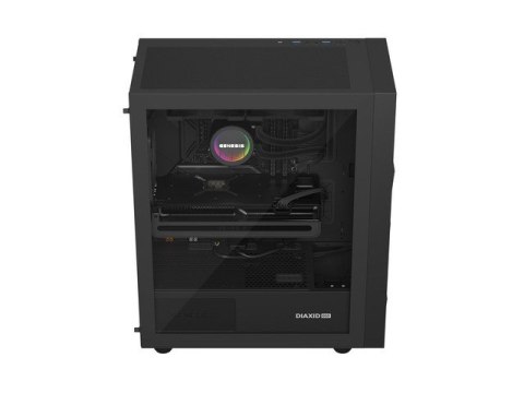 Obudowa Genesis Diaxid 605F MIDI TOWER USB-C Czarna Obudowa Genesis Diaxid 605F MIDI TOWER USB-C Czarna
