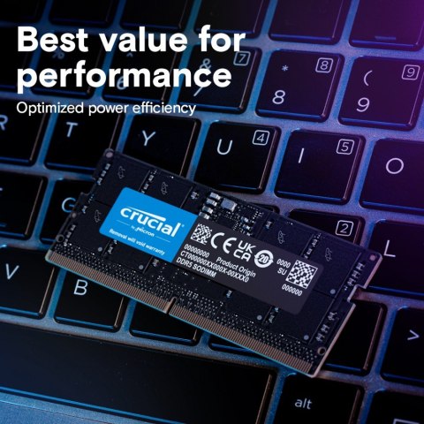 Pamięć DDR5 SODIMM 16GB/4800 CL40 (16Gbit) Pamięć DDR5 SODIMM 16GB/4800 CL40 (16Gbit)