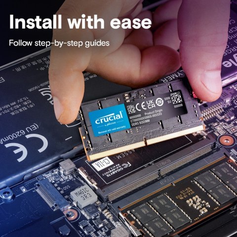 Pamięć DDR5 SODIMM 16GB/4800 CL40 (16Gbit) Pamięć DDR5 SODIMM 16GB/4800 CL40 (16Gbit)