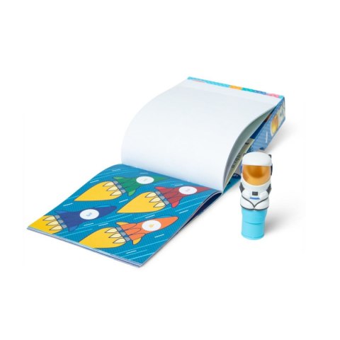 Sticker Wow - Książeczka i stempelek z naklejkami - Astronauta Nefere Sticker Wow - Książeczka i stempelek z naklejkami - Astronauta Nefere