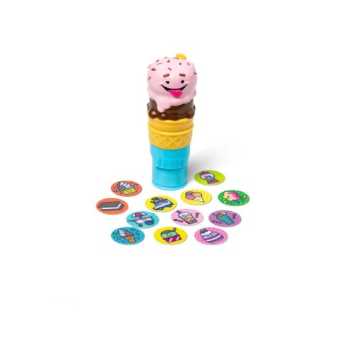 Sticker Wow - Książeczka i stempelek z naklejkami - Lody Nefere