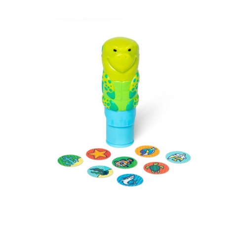 Sticker Wow - Książeczka i stempelek z naklejkami - Żółw morski Nefere