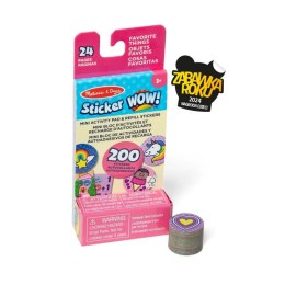 Sticker Wow - wkład + mini książeczka - Jednorożec Nefere