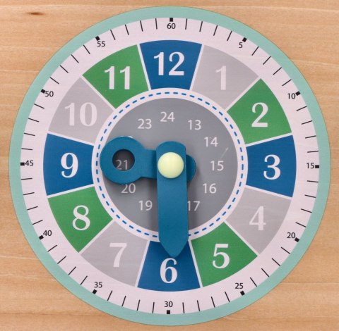 Drewniany kalendarz edukacyjny - tablica dla dzieci Nefere