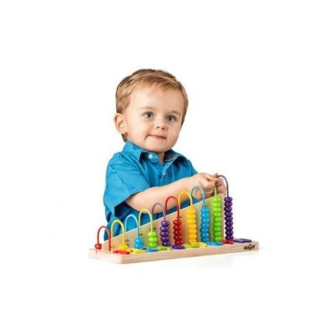 Dwustronne drewniane liczydło matematyczne Nefere