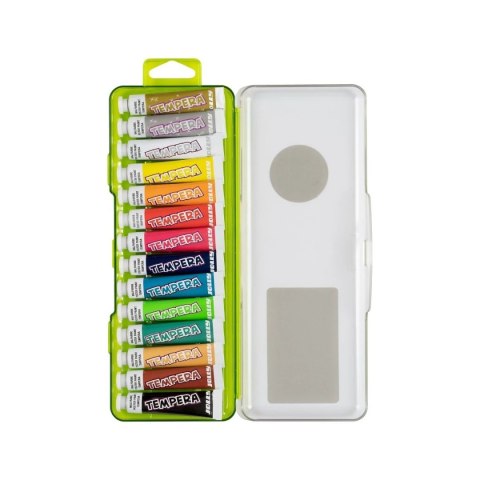 Farby Jolly tempera - 12szt + metaliczne Jolly