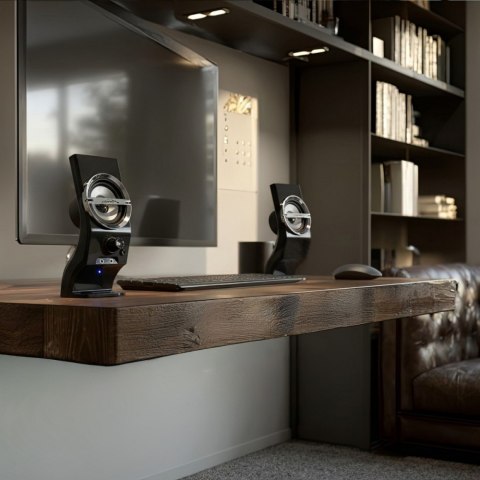 Głośniki komputerowe 6W AC805 USB Black