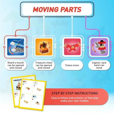 Klocki Little Architect Pirates - 335 el. Little Architect