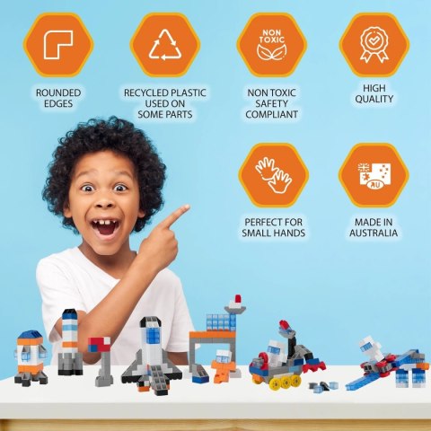 Klocki Little Architect Space 383 el. Little Architect