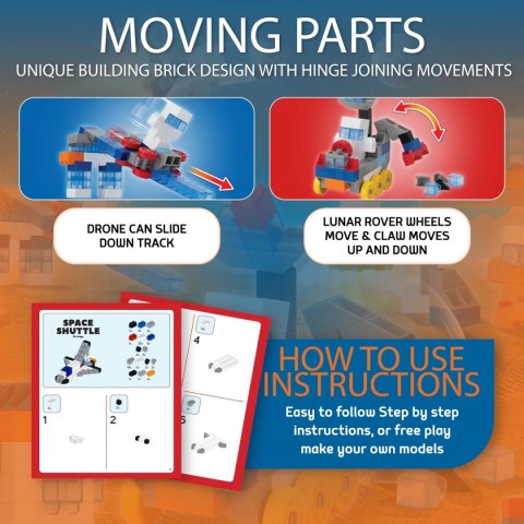 Klocki Little Architect Space 383 el. Little Architect