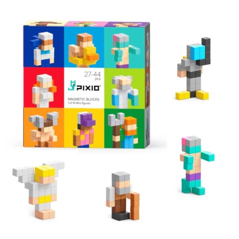 Klocki magnetyczne Pixio Mini Figures Surprise Series 6+ Pixio