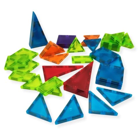 Klocki magnetyczne kalejdoskop 95 el. przezroczyste - X-Bida 3+ X-Bida