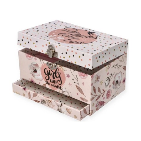 Pozytywka " Girls rule" - szkatułka na skarby Nefere