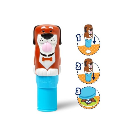 Sticker Wow - Książeczka i stempelek z naklejkami - Pies Nefere