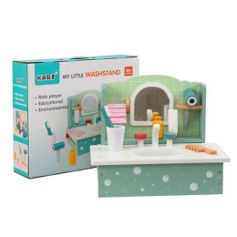 Drewniana umywalka zabawka z akcesoriami - Kabi 3+ Kabi