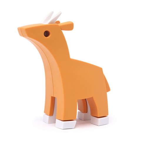 Figurki magnetyczne 3D Half Toys - Rodzina safari Impala i Gnu Half Toys