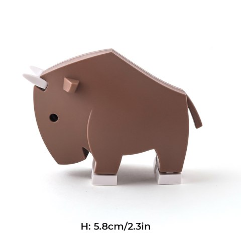 Figurki magnetyczne 3D Half Toys - Rodzina safari Impala i Gnu Half Toys
