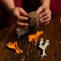 Figurki magnetyczne 3D Half Toys - Rodzina safari Impala i Gnu Half Toys