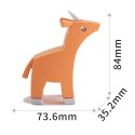 Figurki magnetyczne 3D Half Toys - Rodzina safari Impala i Gnu Half Toys