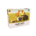 Figurki magnetyczne 3D Half Toys - Rodzina safari Impala i Gnu Half Toys